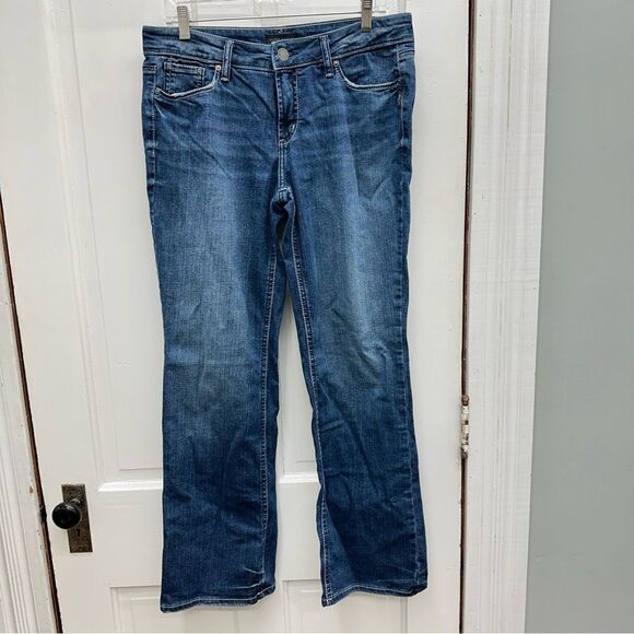 Silver suki slim boot cut denim jeans women's 29 x 31 - Picture 2 of 7